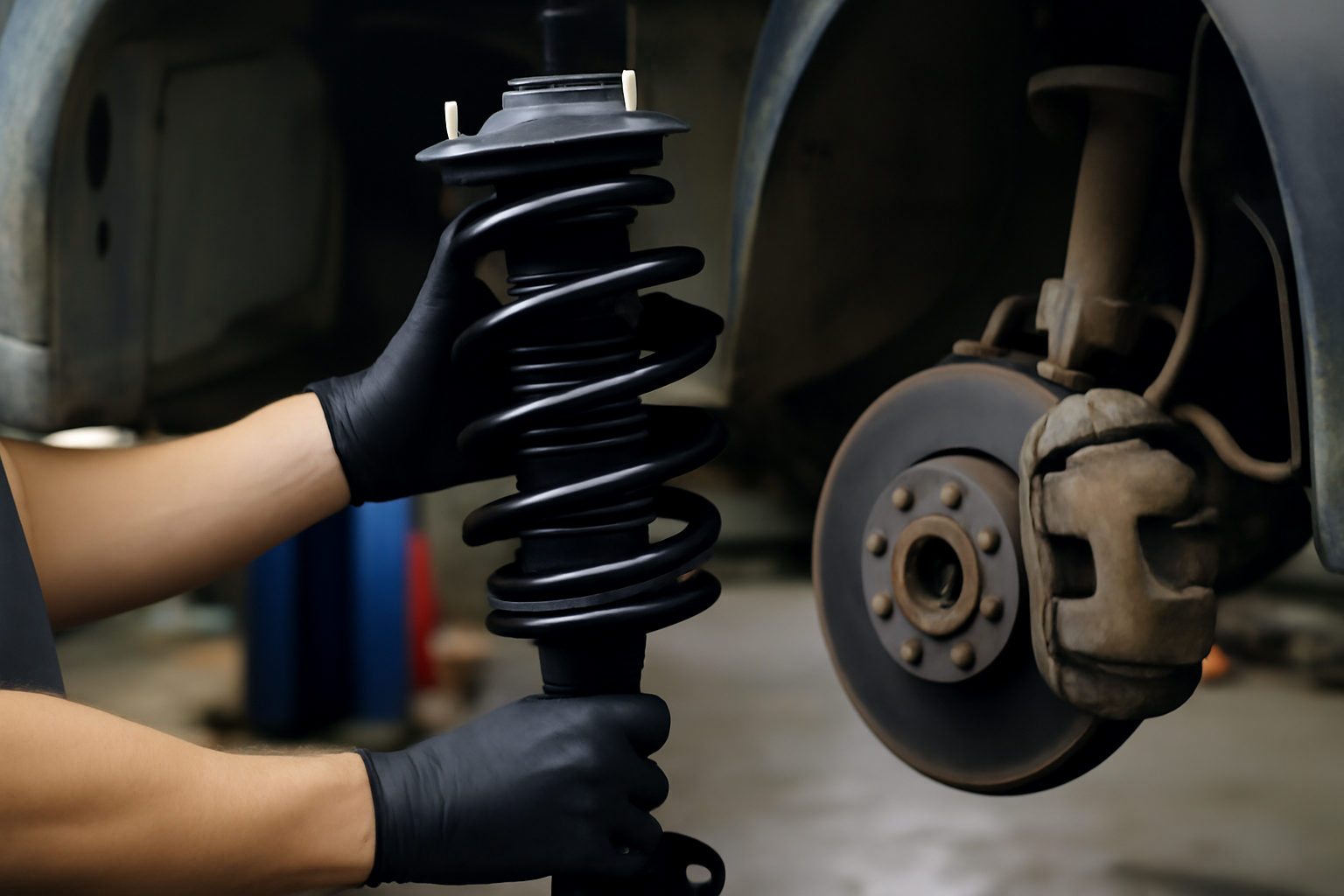 Полное руководство по замене передних стоек амортизаторов и их отличия от обычной замены стоек