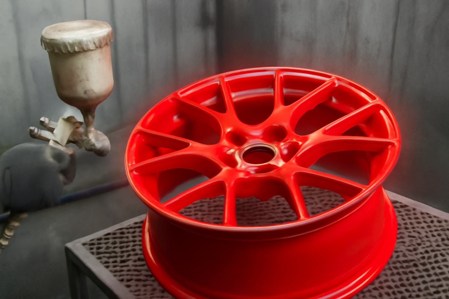 Покраска дисков в Москве ЮАо: цены и качество профессиональной окраски автоколес