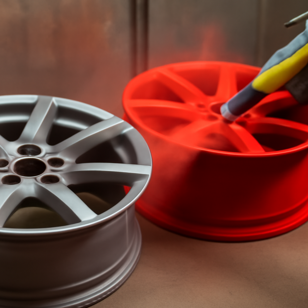 Покраска дисков в Самаре: порошковая и литая покраска для яркого и долговечного обновления ваших колес