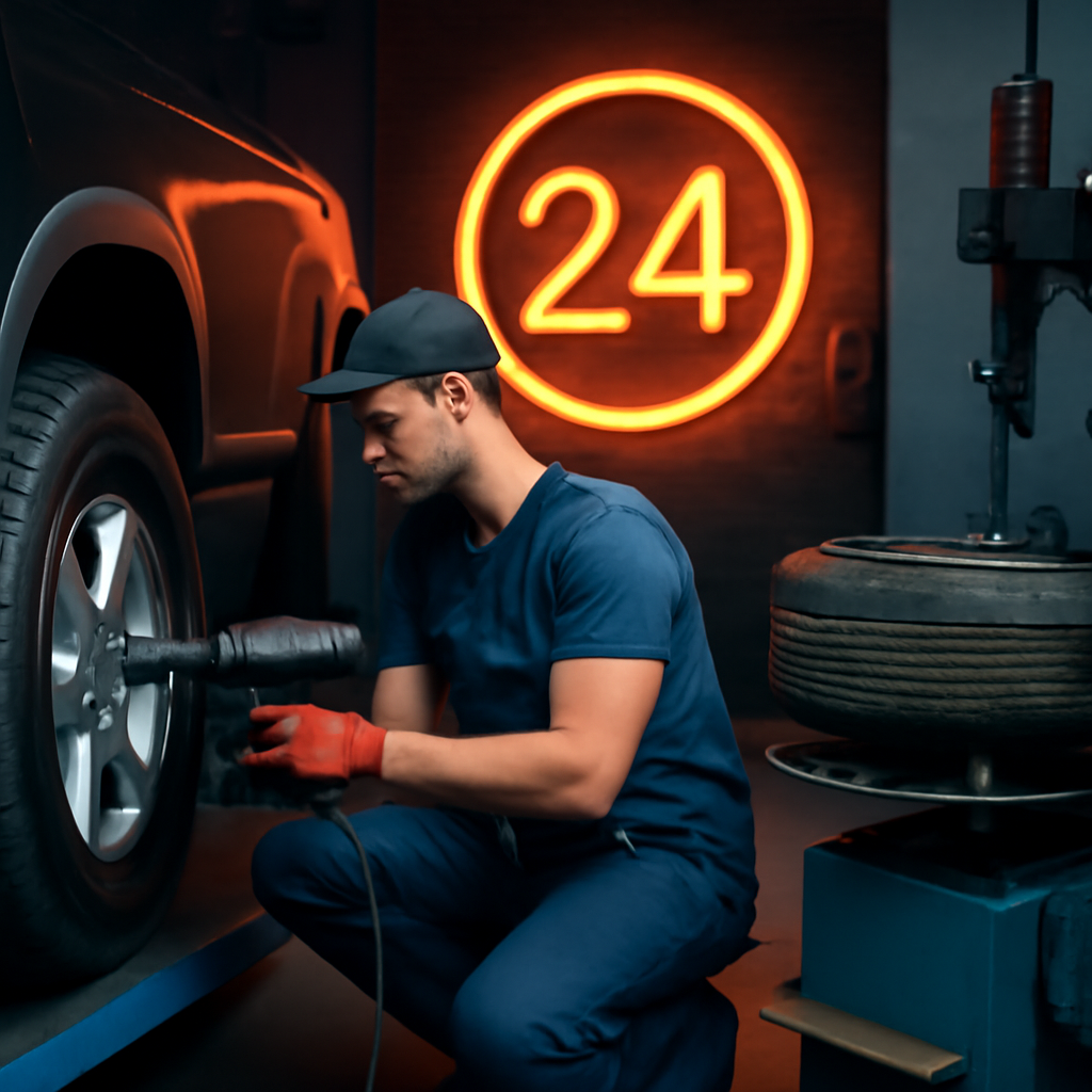 Круглосуточный шиномонтаж рядом: быстрый и надежный сервис для вашего автомобиля в любое время суток