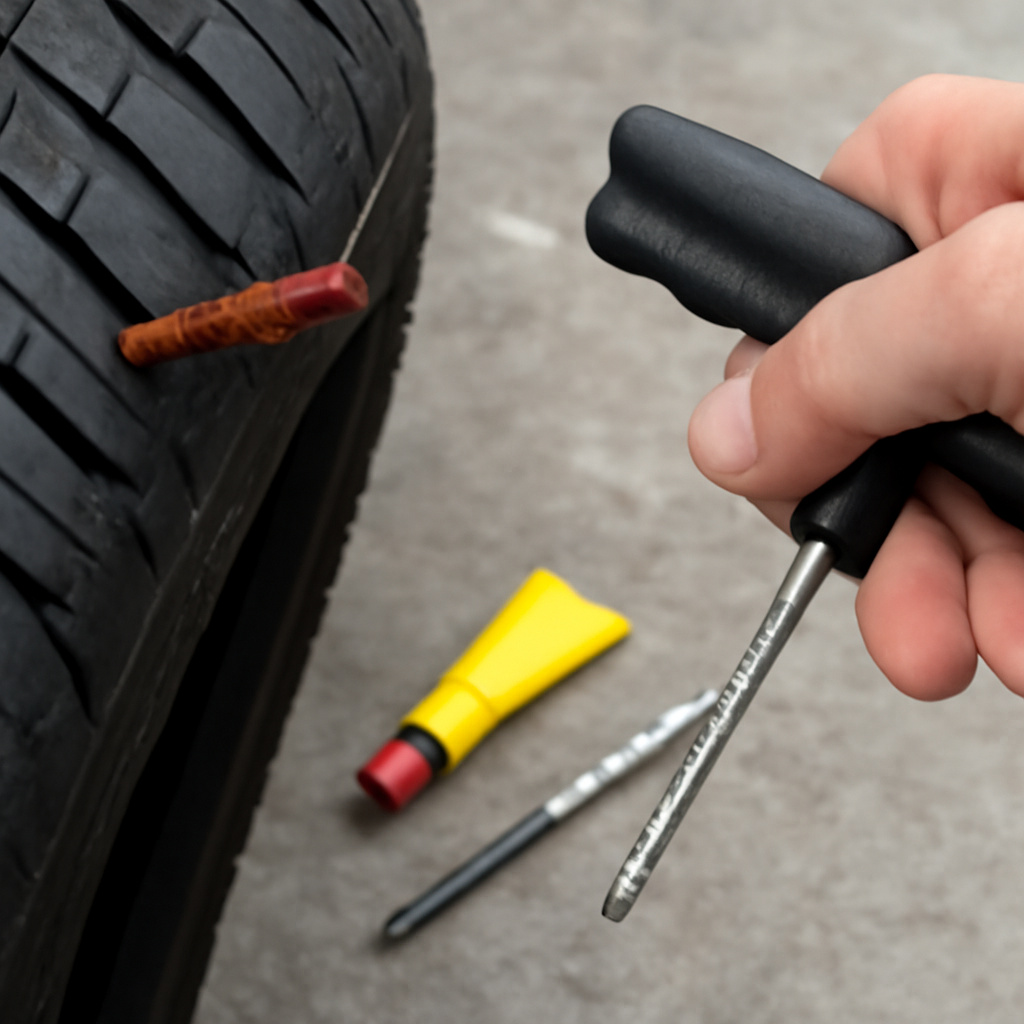 Эффективные методы быстрого ремонта прокола бескамерной шины для безопасной эксплуатации