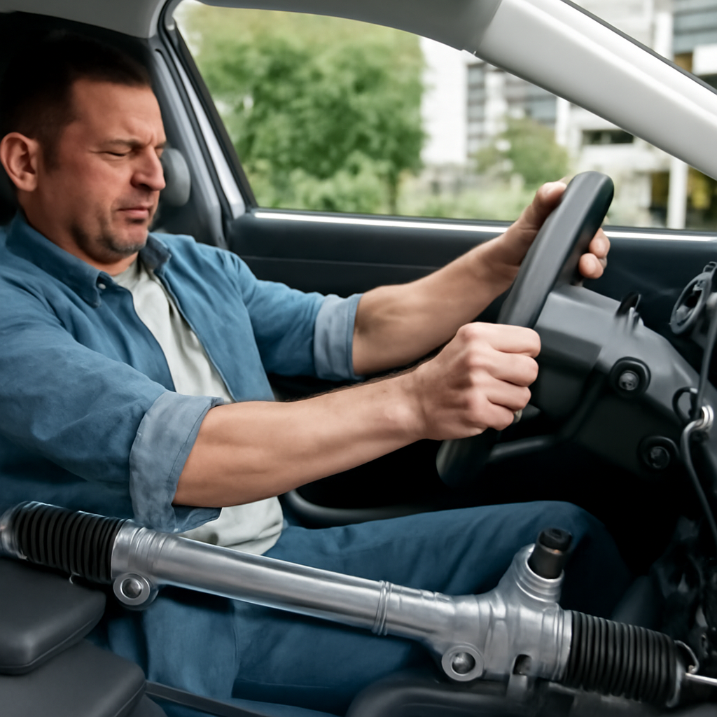 Что делать, если после замены рулевой рейки руль стал туго крутиться или трудно поворачиваться