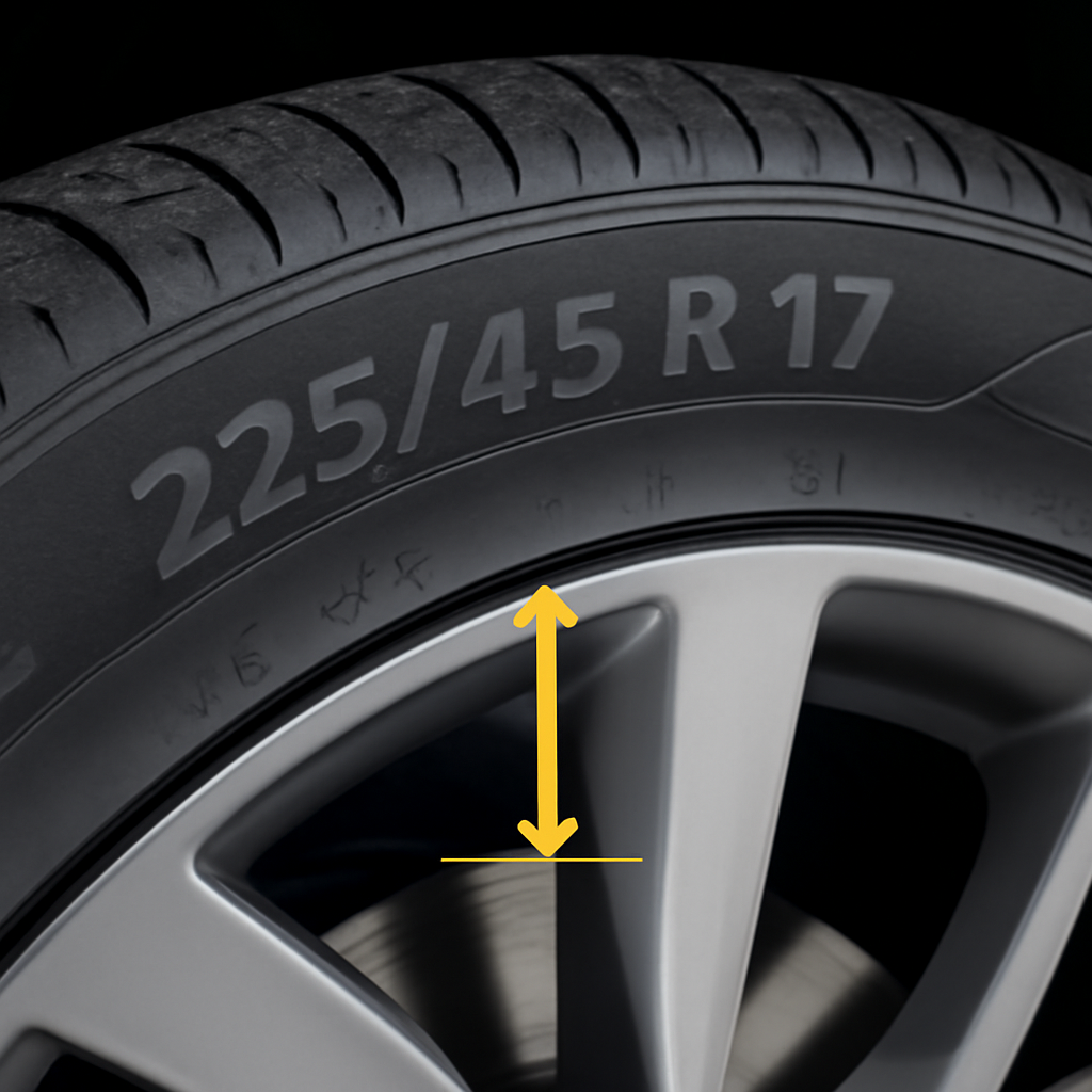 Как легко и точно рассчитать высоту профиля шины в сантиметрах с помощью формулы и определить ее по размеру