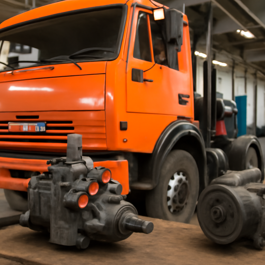 Профессиональный ремонт гидроусилителя руля КамАЗ в Москве для моделей 4310 и других типов