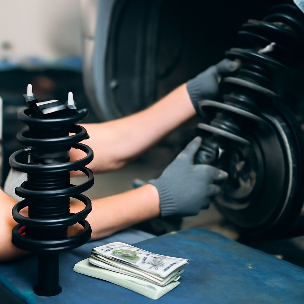 Стоимость замены стоек амортизаторов: цены на работу и запчасти для передних и задних стоек