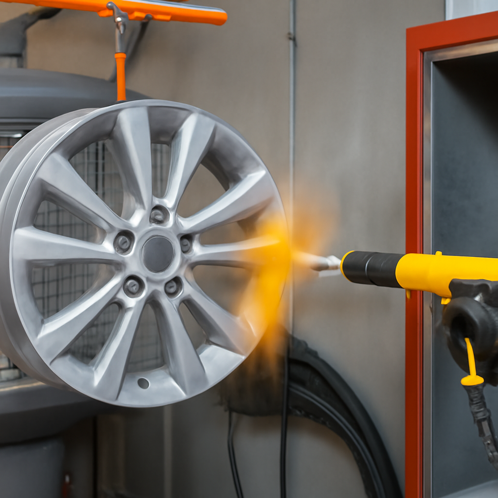 Современное оборудование для покраски и порошковой покраски дисков: полный комплект для профессиональной обработки