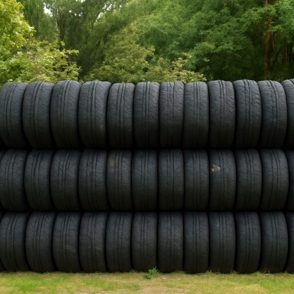 Как сделать оригинальный забор из автомобильных покрышек своими руками: пошаговая инструкция и идеи дизайна