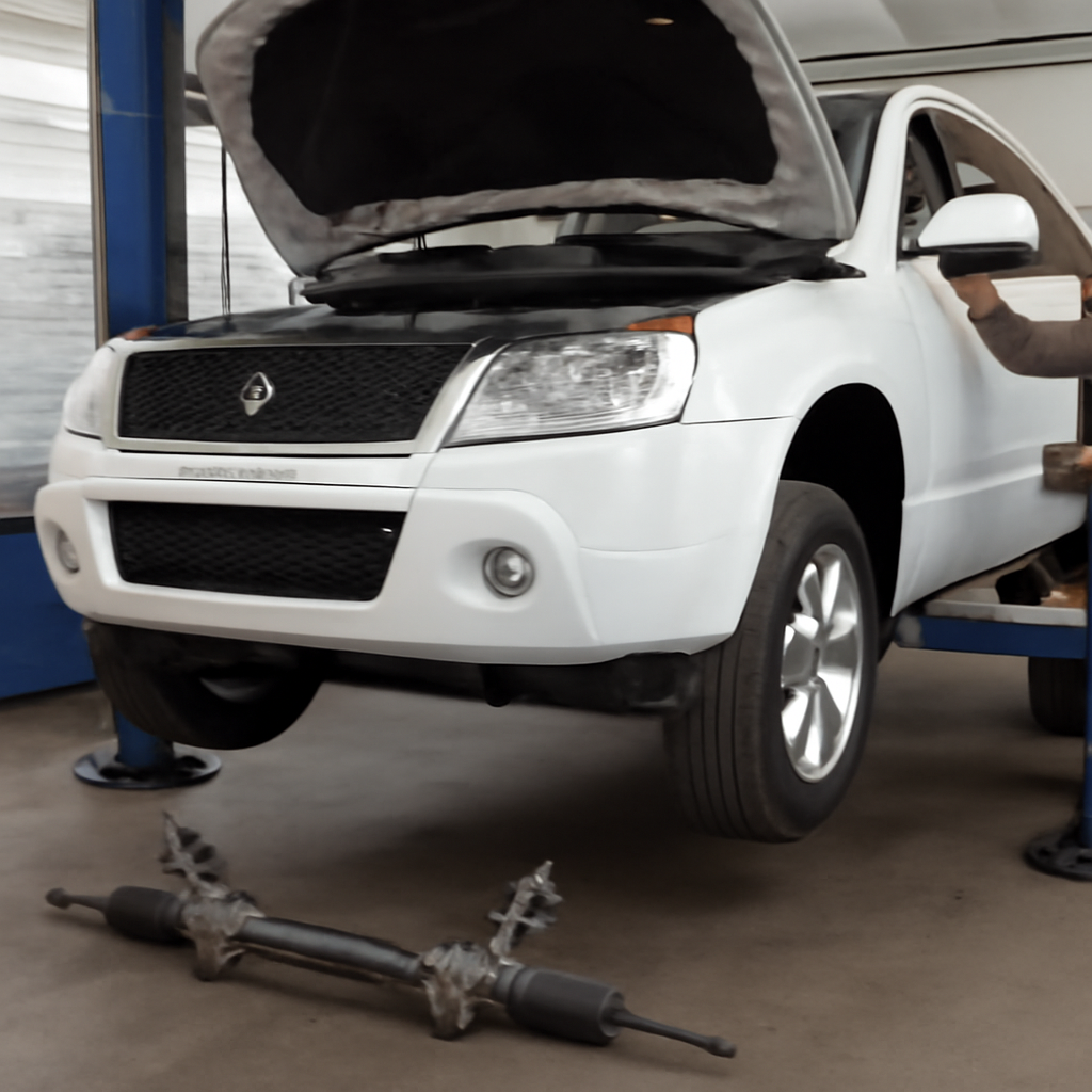 Обзор процесса и стоимости замены рулевой рейки на Сузуки Гранд Витара 2008 года