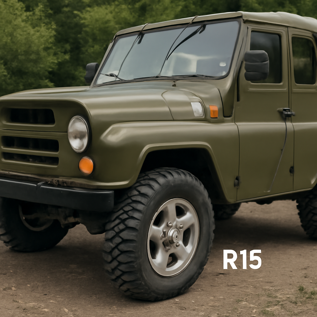 Определение размеров шин для УАЗ 469 и УАЗ 469 с колесами R15: все основные параметры и рекомендации