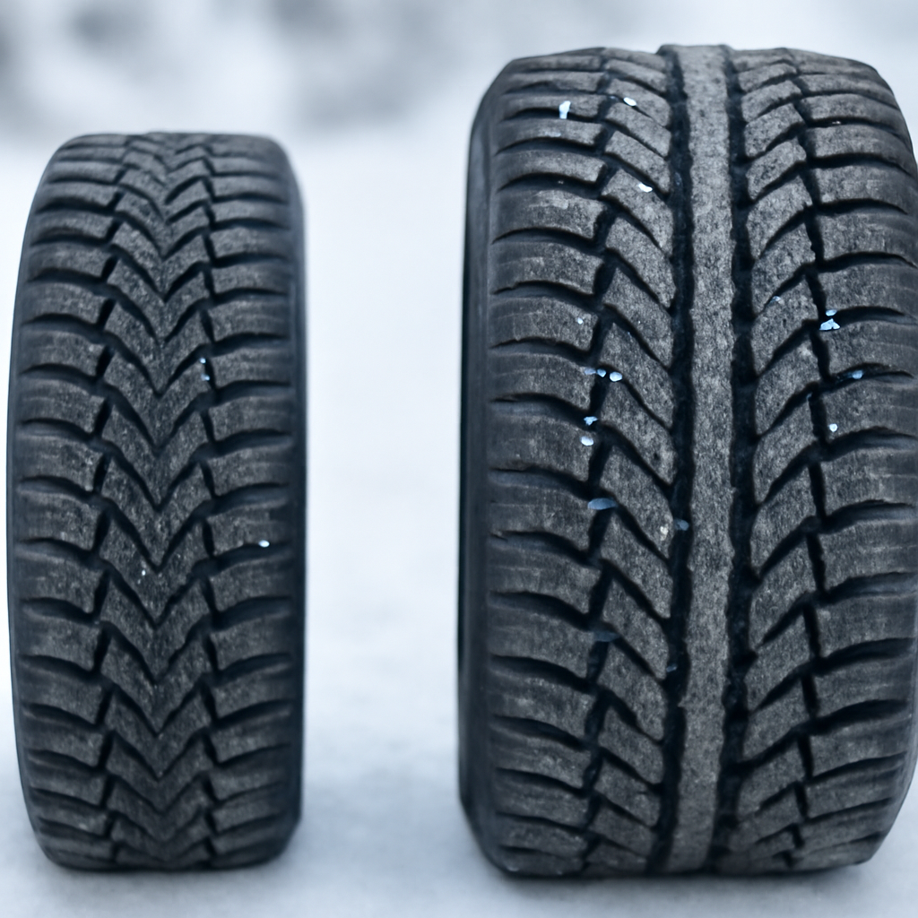 Выбираем оптимальный размер шин для зимы: что лучше — узкие или широкие шины для безопасной езды в холодное время года