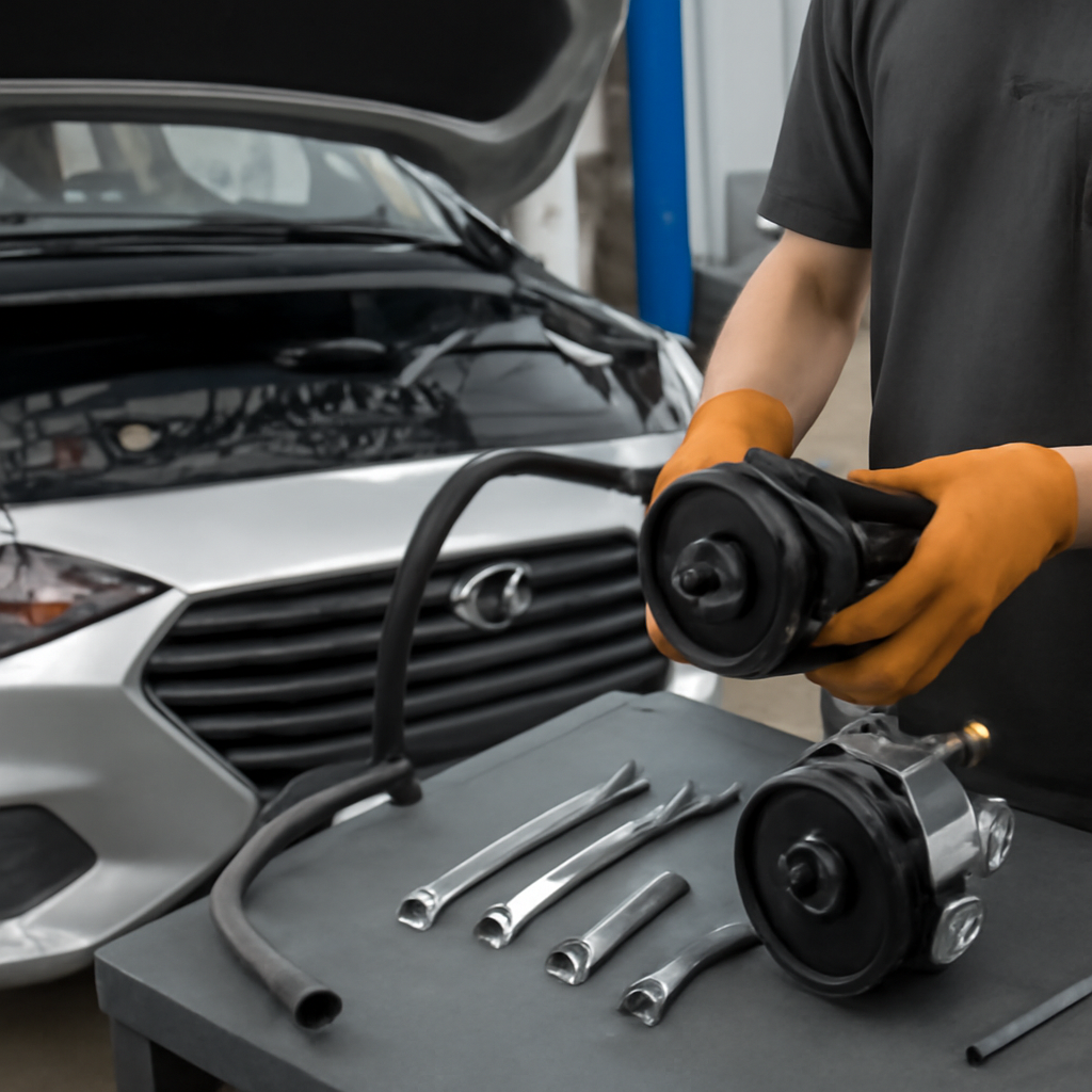 Полное руководство по замене гидроусилителя руля на Hyundai Solaris: пошаговая инструкция и советы по ремонту