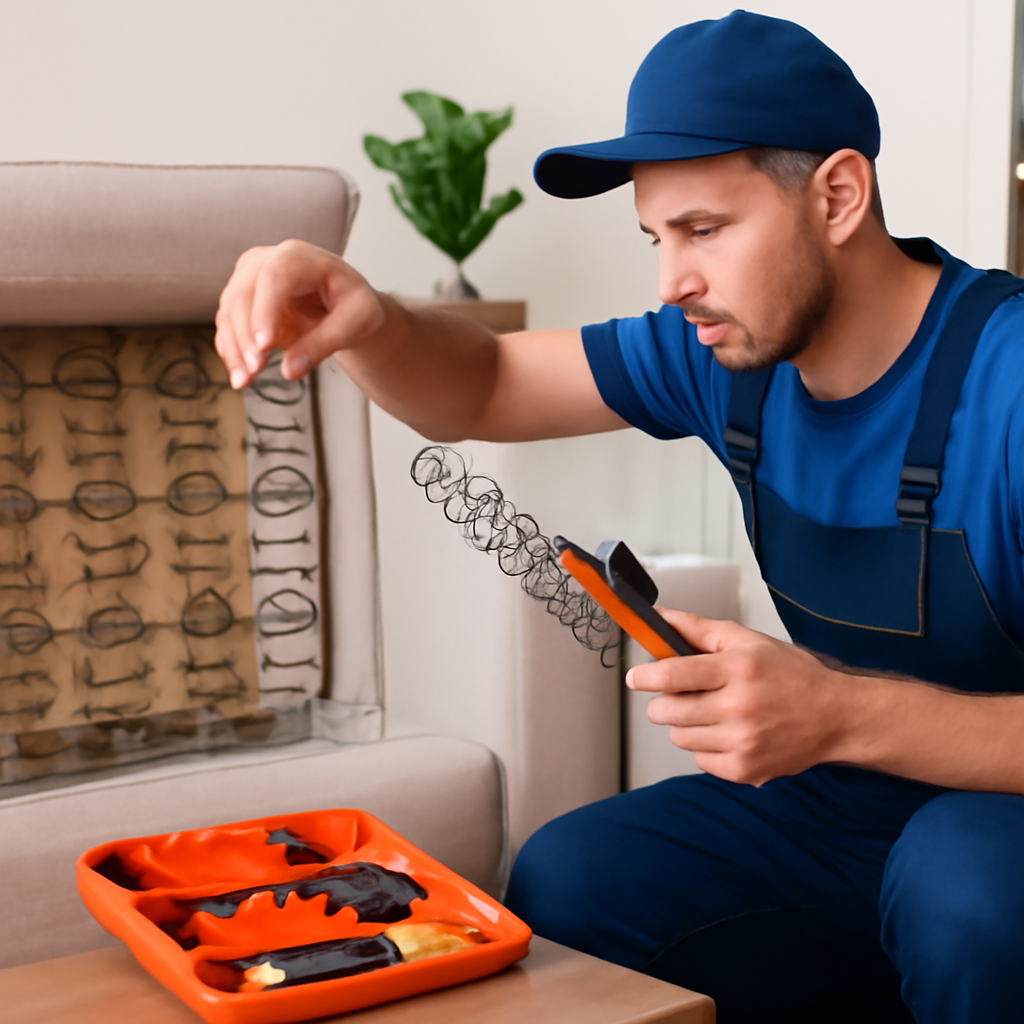 Замена пружин в диване на дому: ремонт диванов и выгодные цены на профессиональную замену пружин