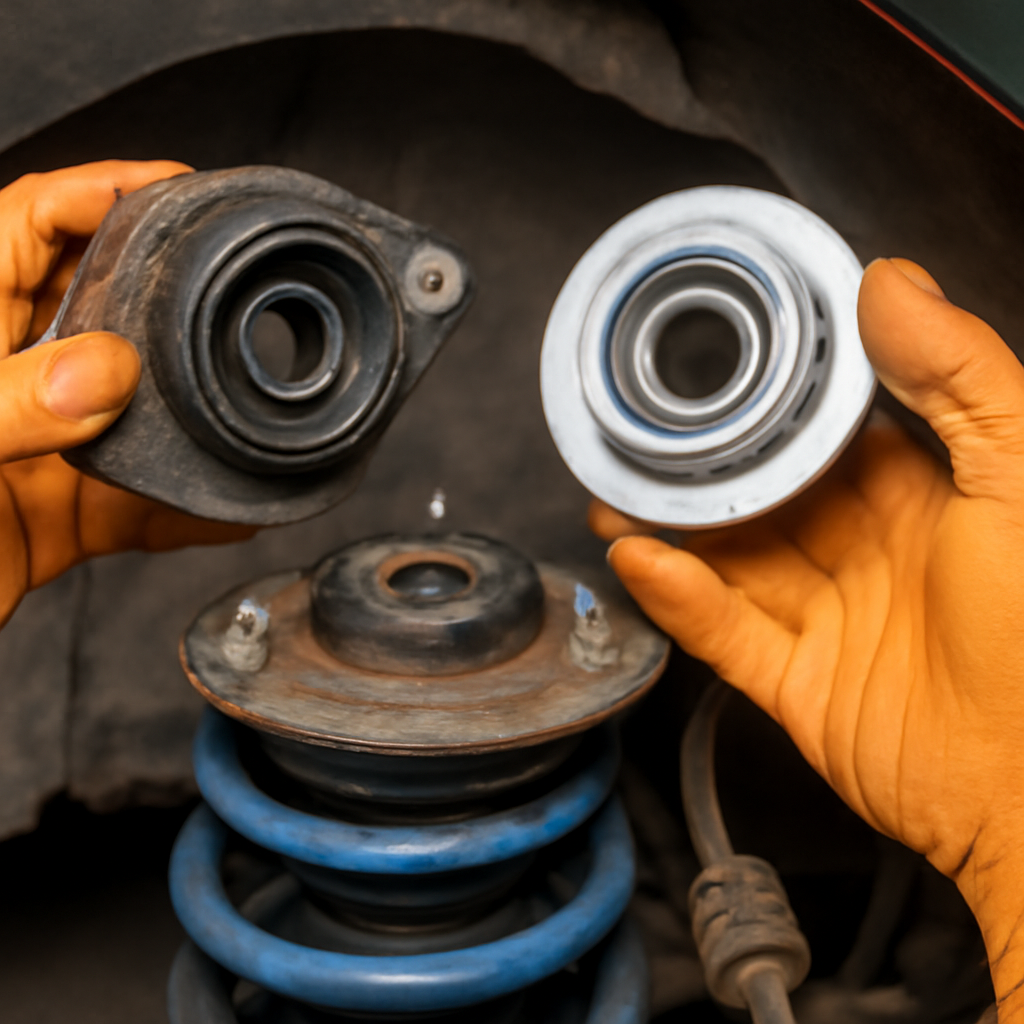Как правильно заменить опорный подшипник и подшипник опоры передней стойки амортизатора для безопасной и эффективной эксплуатации автомобиля
