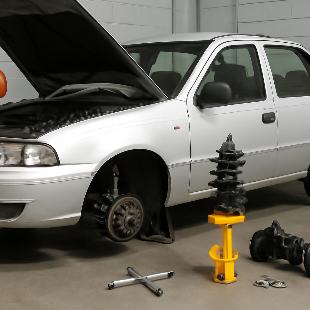 Пошаговая инструкция по замене передних стоек Дэу Нексии для безопасной и быстрой установки