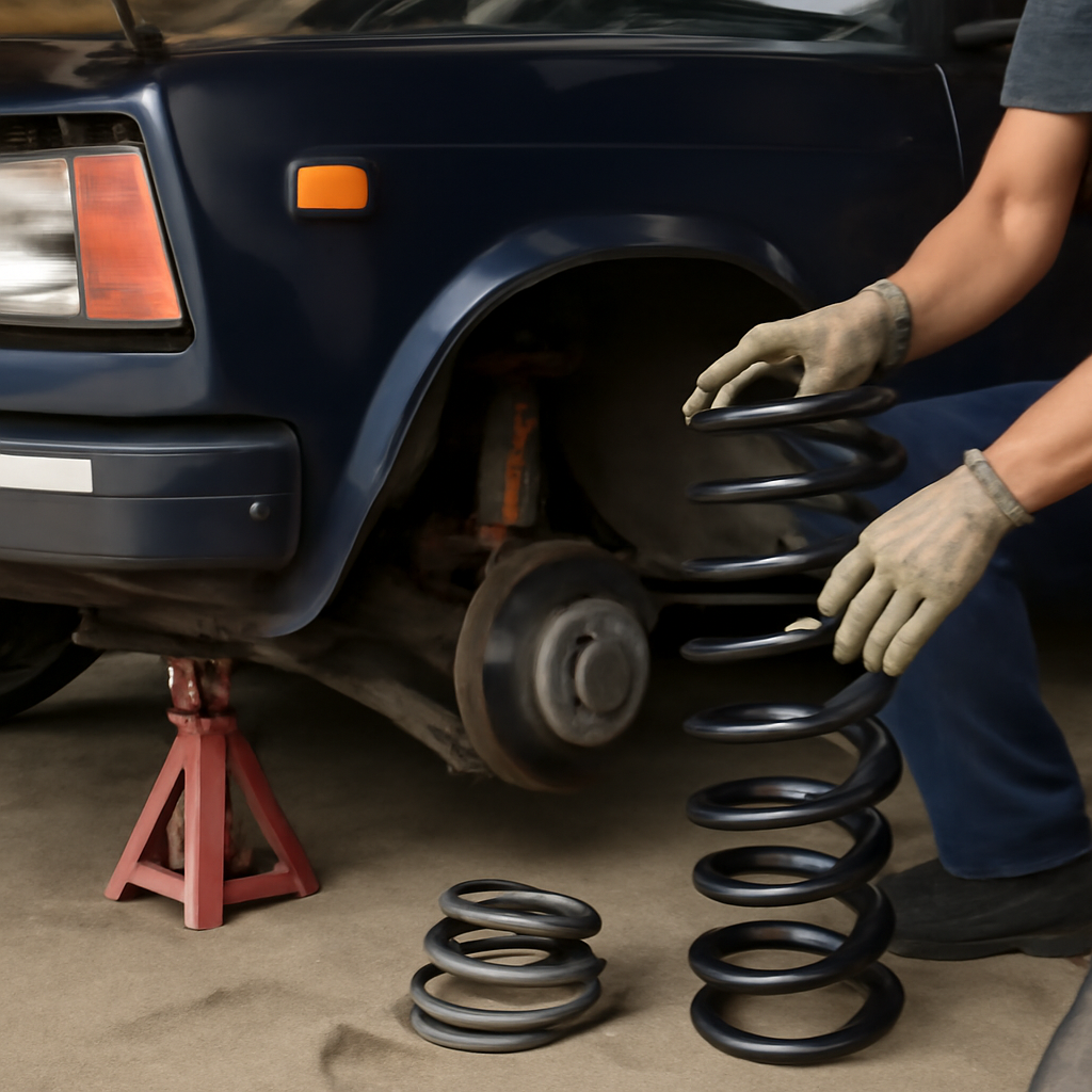 Как правильно заменить передние пружины на Ваз 2107 своими руками: пошаговая инструкция и советы