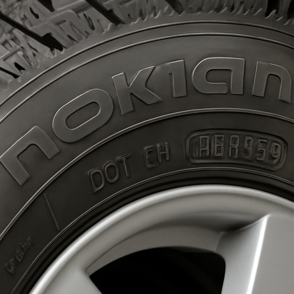 Где на шине указан год выпуска Nokian и как правильно определить дату производства Nokian шин