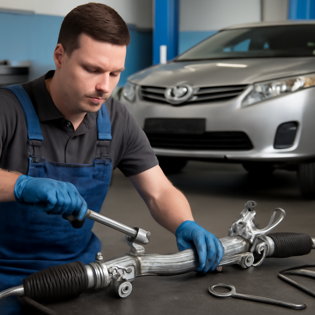 Ремонт рулевой рейки Тойота в Новосибирске: цена и особенности обслуживания