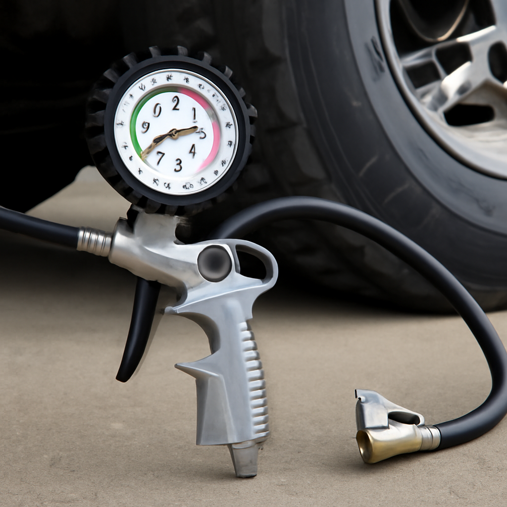 Пистолет подкачки шин с манометром для грузовиков — надежное и точное решение для обслуживания грузовых шин