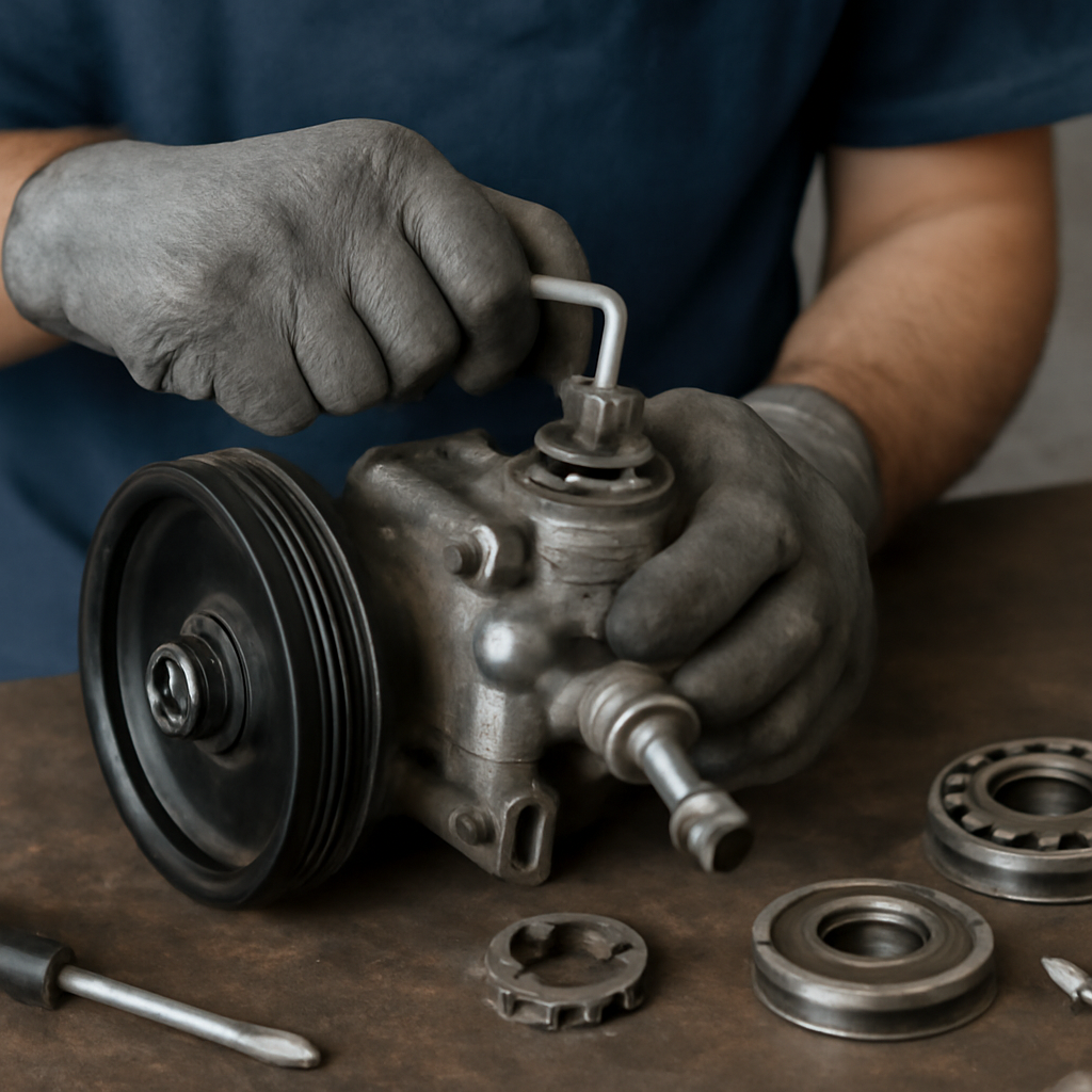 Як зробити ремонт ГУР своїми руками: покрокова інструкція для ремонту насоса ГУР