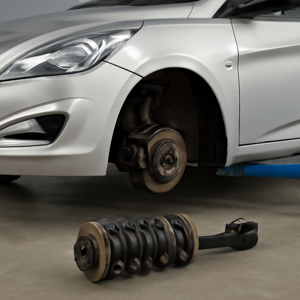 Как правильно выполнить замену передних стоек и амортизаторов на Hyundai Solaris: пошаговое руководство