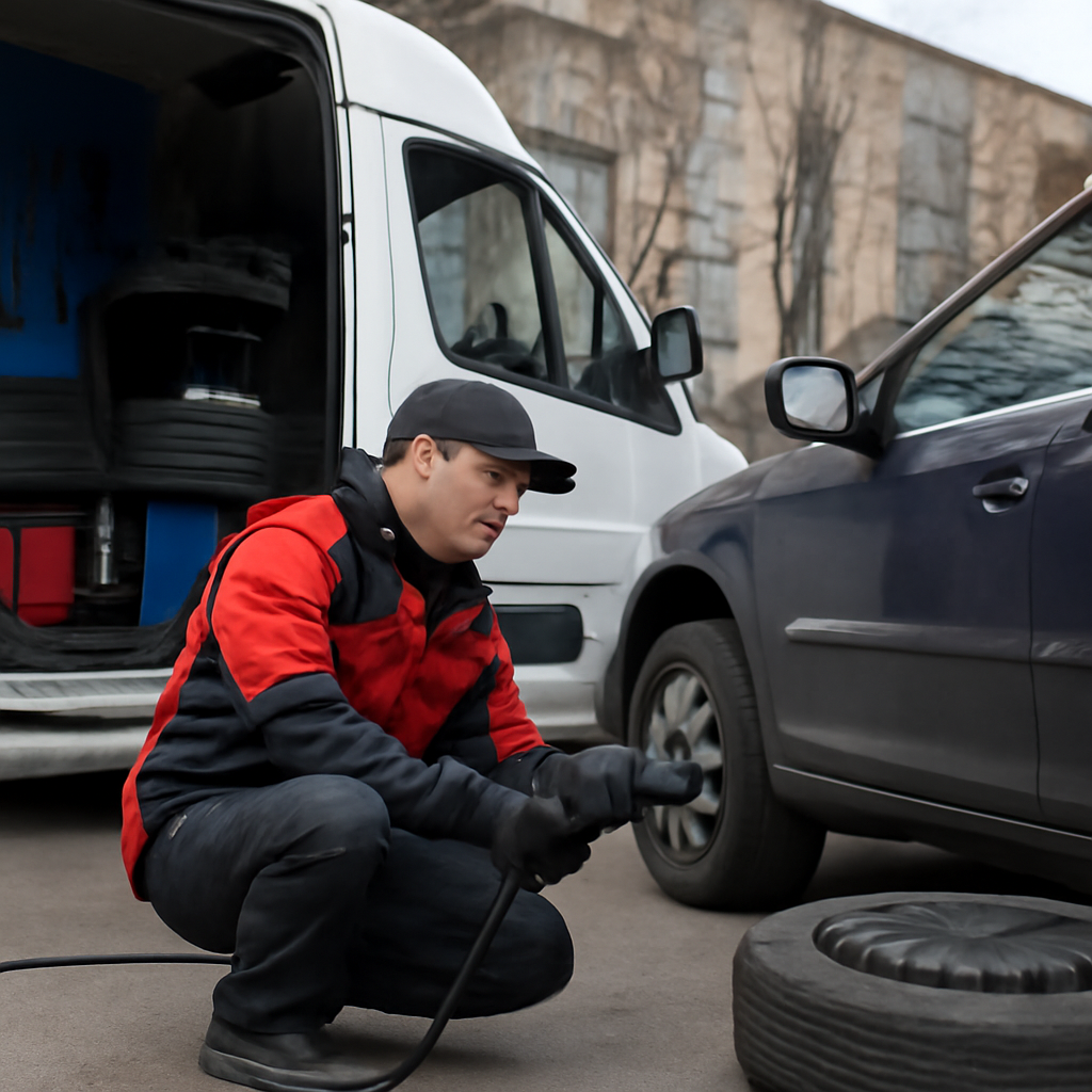 Выездной шиномонтаж в Донецке ДНР: быстрые и качественные услуги прямо у вас на месте
