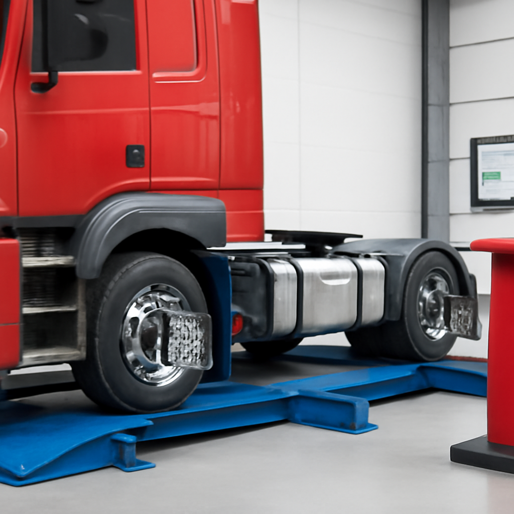 Грузовой сход-развал купить: выбор и преимущества стендов для грузовых автомобилей