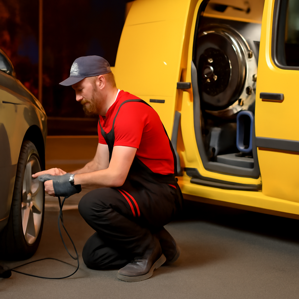 Выездной шиномонтаж в Рязани круглосуточно: быстро и качественно обслуживание на любой случай