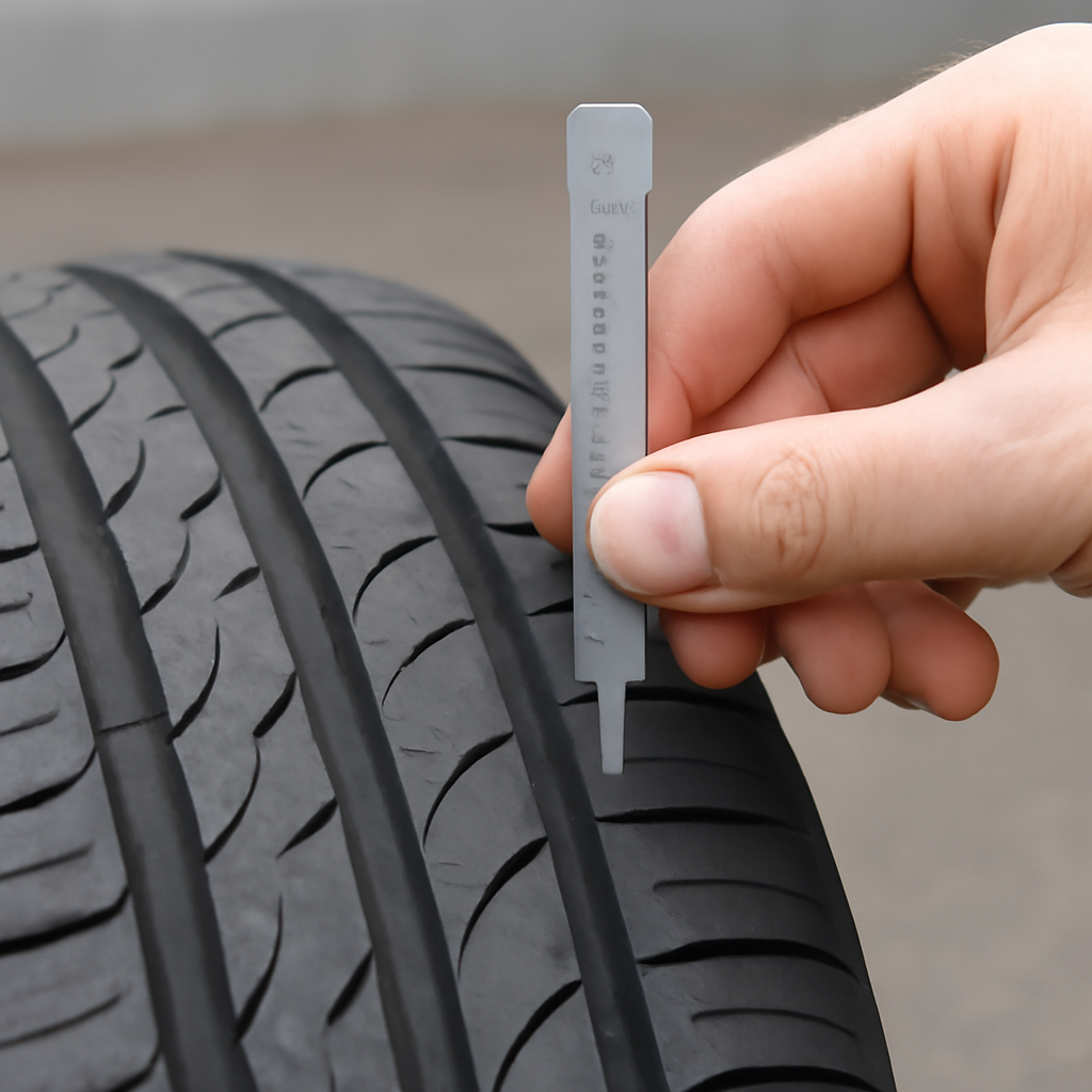 Как правильно измерить остаток протектора летних шин и определить их износ для безопасной эксплуатации