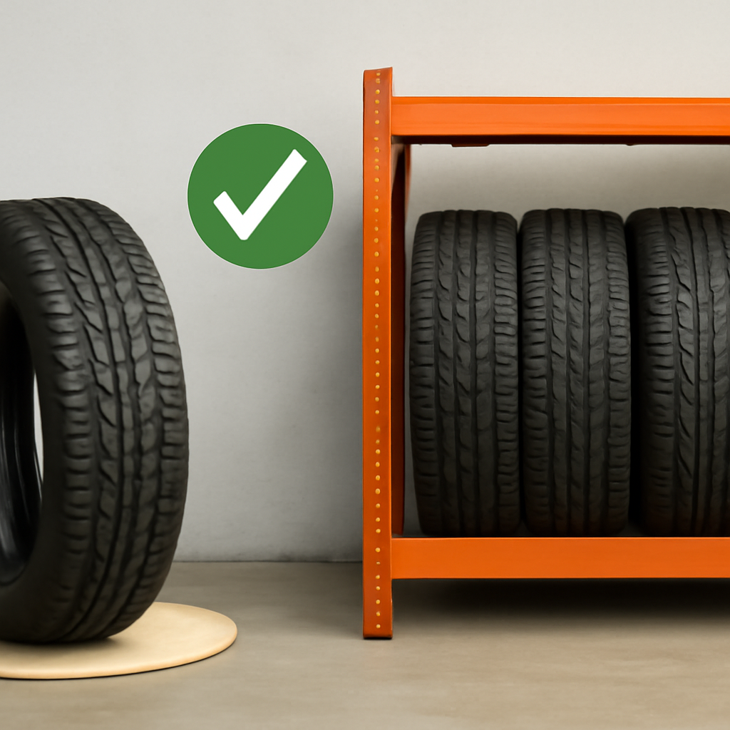 Правильное хранение шин без дисков: правила, условия и советы по хранению в гараже и дома