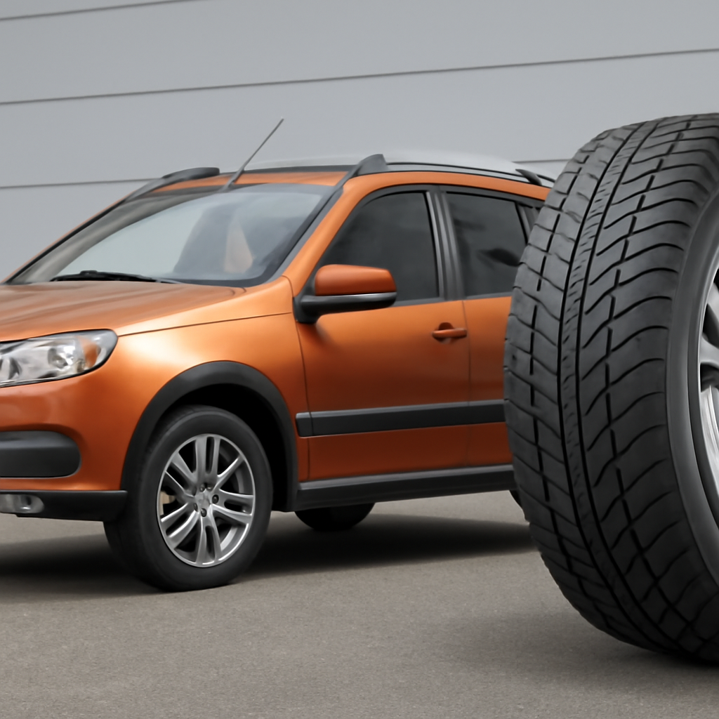 Гранта Кросс: выбор оптимального размера шин для надежной и комфортной эксплуатации