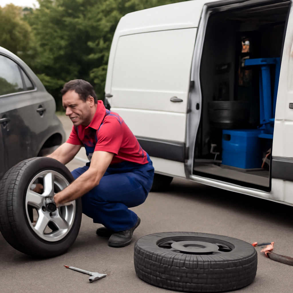 Круглосуточный выездной шиномонтаж в Симферополе — помощь на дороге любого времени суток