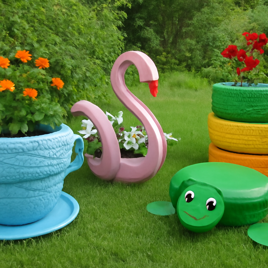 Креативные идеи и пошаговые инструкции по созданию поделок из автомобильных покрышек для сада и дома своими руками