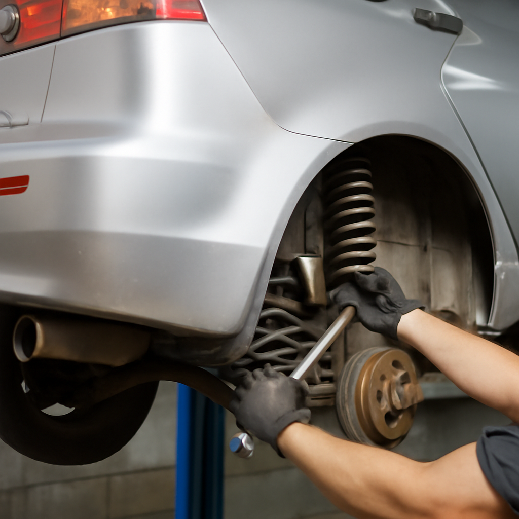 Организация профессионального ремонта задней подвески Mitsubishi Lancer 10 для обеспечения надежности и комфорта поездки