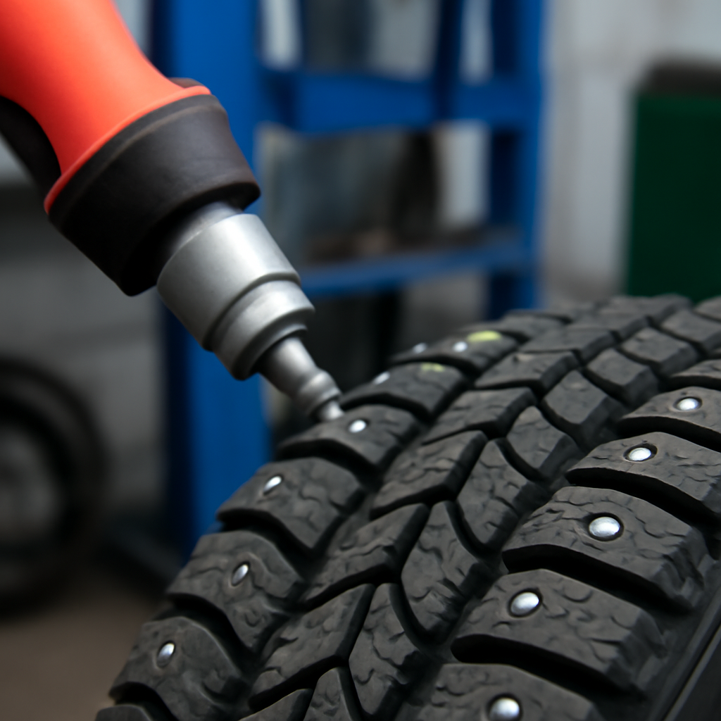 Дошиповка зимних шин в Екатеринбурге: цены и адреса лучших автомастерских для безопасной зимней эксплуатации