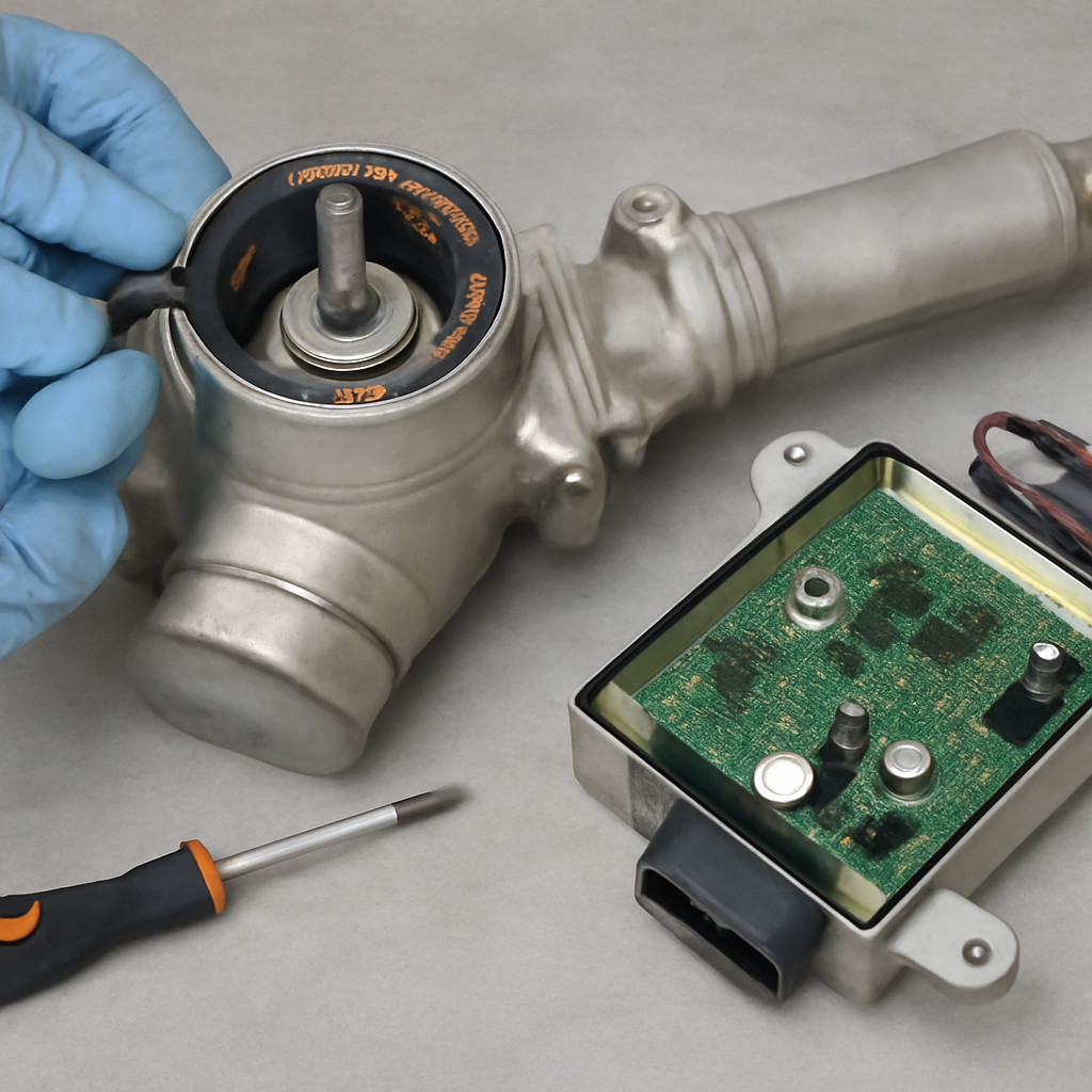 Пошаговое руководство по ремонту электромотора и блока управления рулевой рейки для восстановления полной функциональности вашего автомобиля