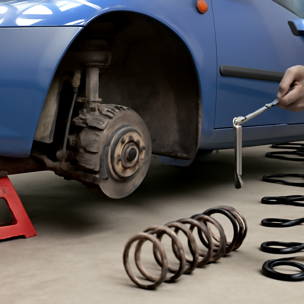 Замена передних пружин и передней стойки на Калине 1: пошаговое руководство и советы по диагностике