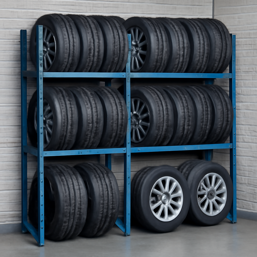 Лучшие стеллажи и системы хранения шин и колес для гаража: купить металлические стойки и организовать идеальное пространство