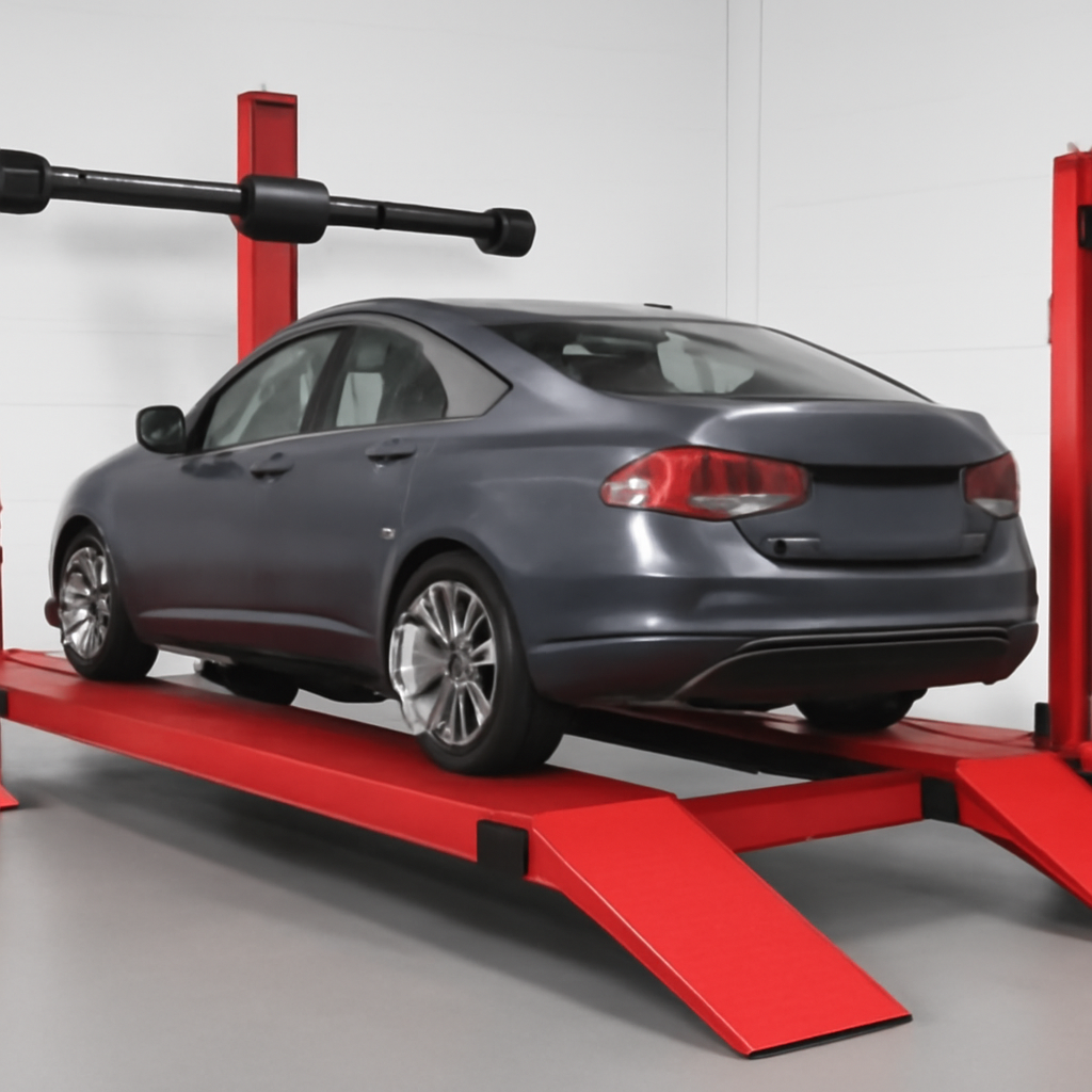 Преимущества и особенности 4-стоечных подъемников для сход-развала автомобилей: надежное решение для точной настройки колес