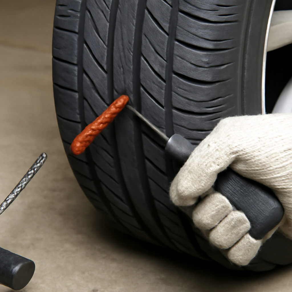 Эффективный ремонт прокола бескамерной шины жгутом: пошаговая инструкция для восстановления колеса
