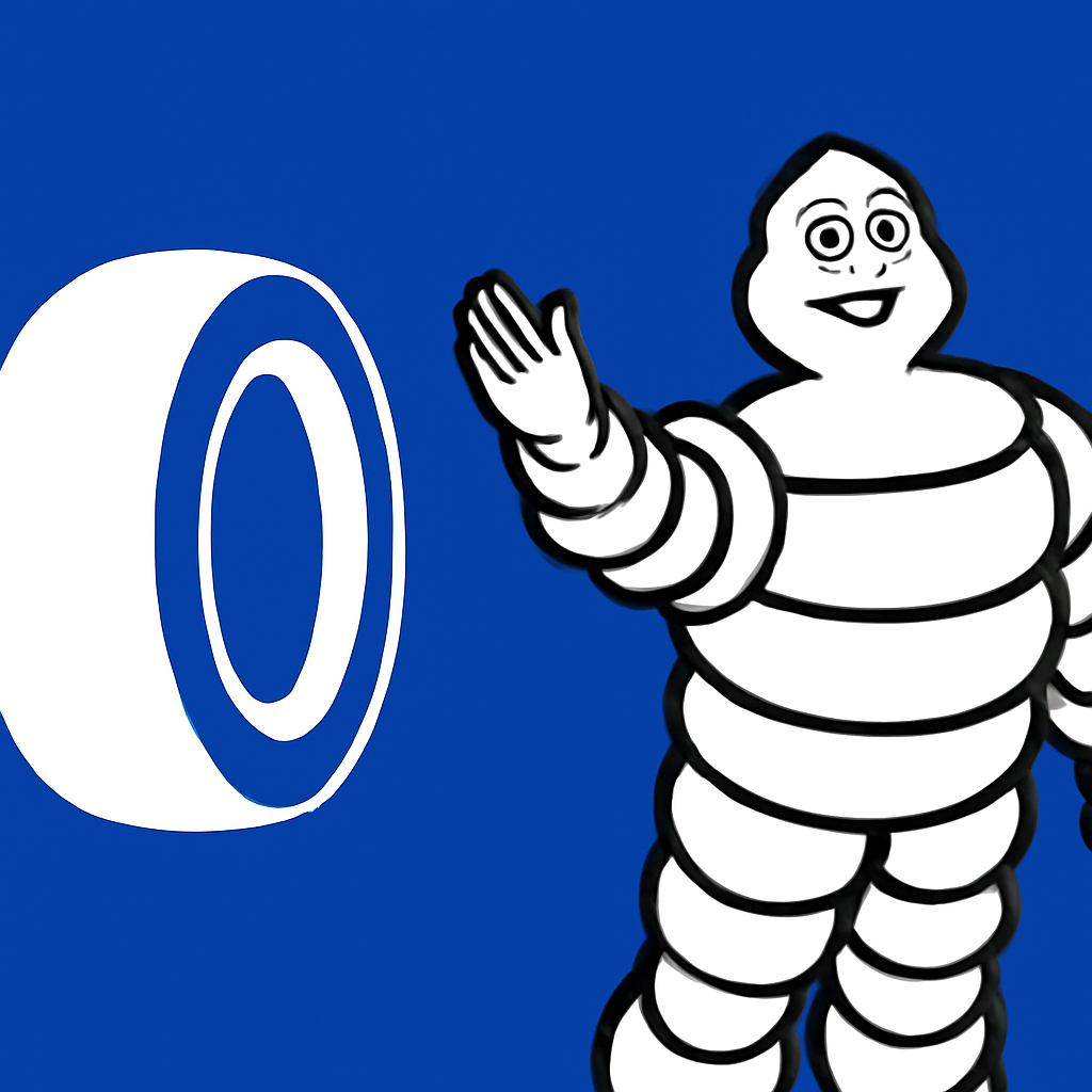 Уникальный логотип шин Мишлен и его маскот-человечек: символ надежности и узнаваемости бренда