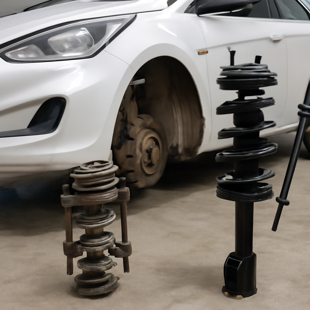 Процесс замены передних пружин на Hyundai Solaris: пошаговое руководство и советы по обслуживанию первой генерации