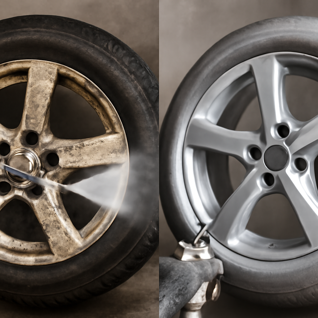 Как выбрать качественную и недорогую чистку и покраску автомобильных дисков для долговечности и яркого внешнего вида