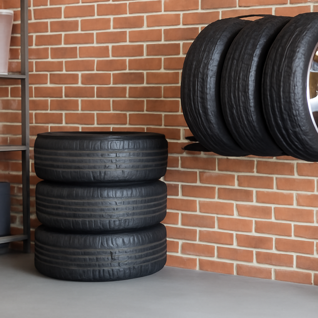 Как организовать хранение шин в гараже своими руками: идеи и фото для правильного хранения